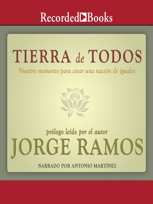 Title details for Tierra de todos (Temptress) by Jorge Ramos - Wait list